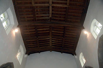 The nave roof June 2012